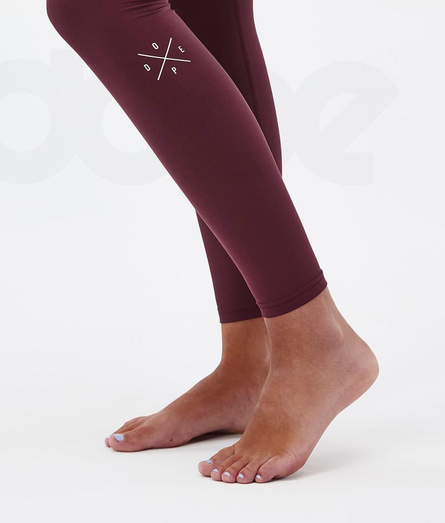 Dope Snuggle W 2X-Up Basislaag Broek Dames Bordeaux | NLQZ3912