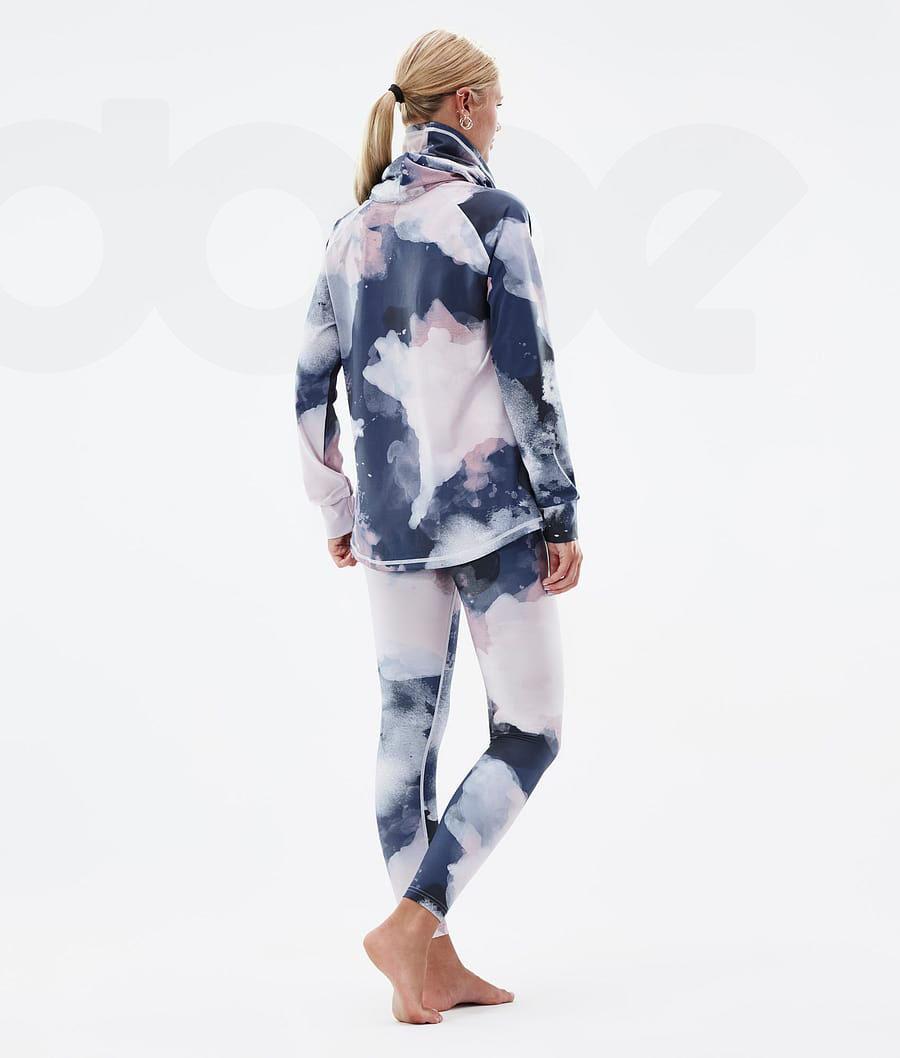 Dope Snuggle W 2X-Up Basislaag Top Dames Roze Blauw | NLGL3891