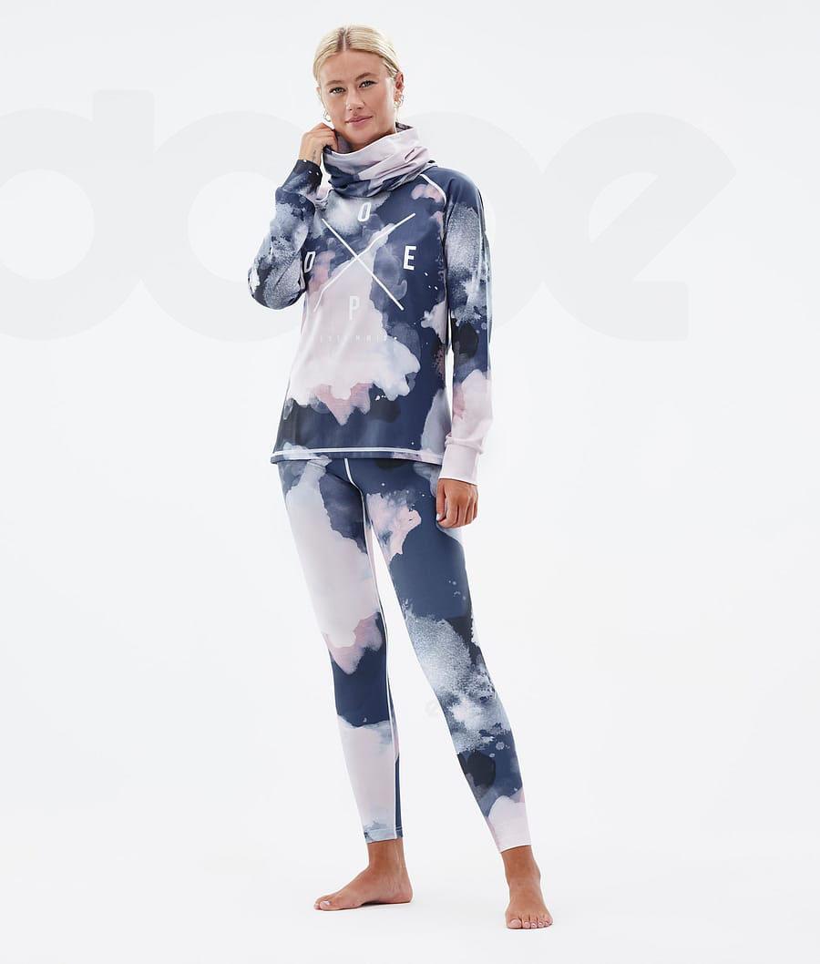 Dope Snuggle W 2X-Up Basislaag Top Dames Roze Blauw | NLGL3891