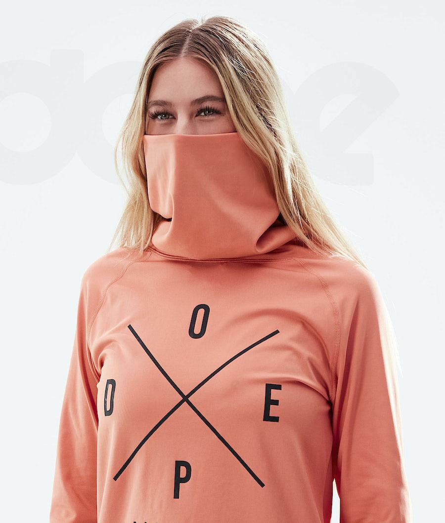 Dope Snuggle W 2X-Up Basislaag Top Dames Oranje | NLMA3888