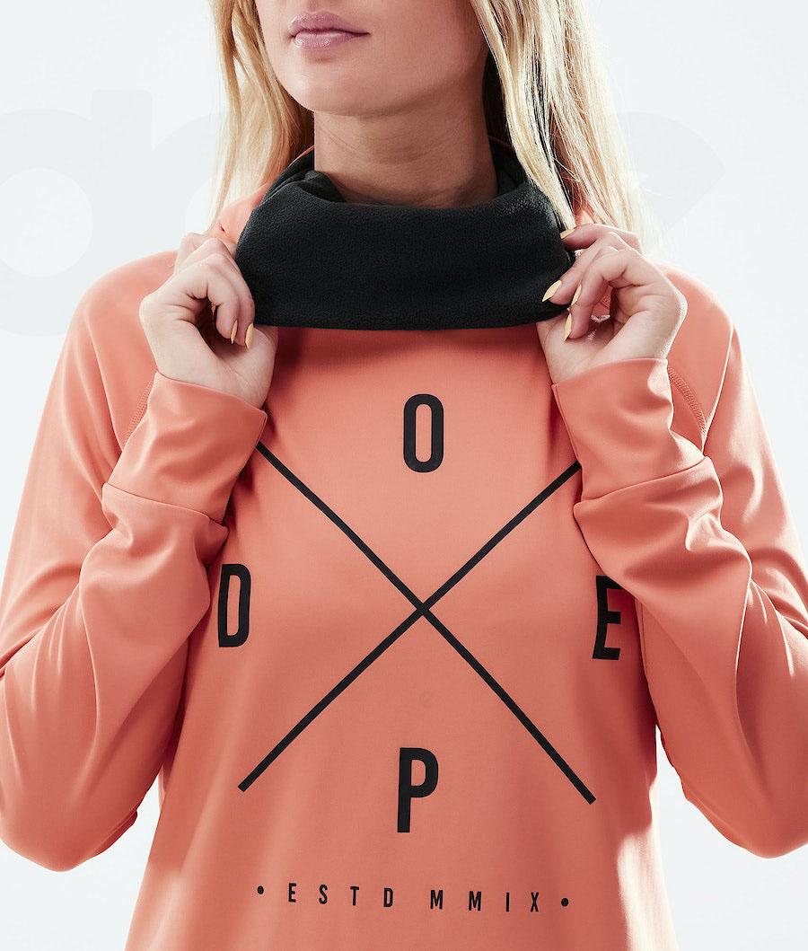 Dope Snuggle W 2X-Up Basislaag Top Dames Oranje | NLMA3888