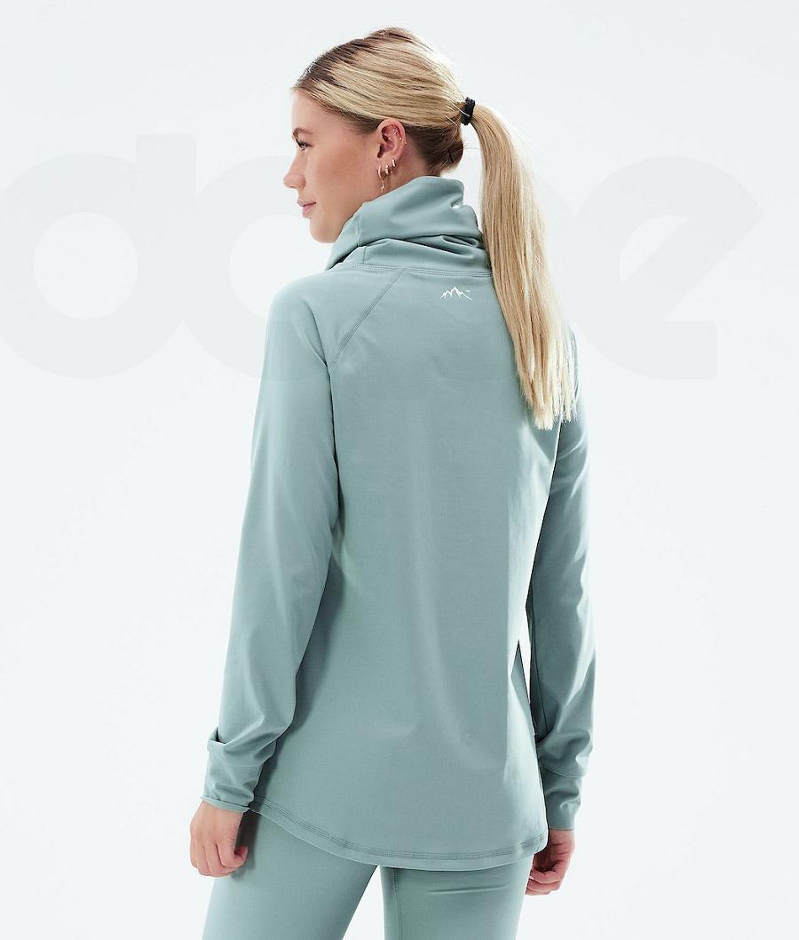 Dope Snuggle W 2X-Up Basislaag Top Dames Aqua | NLNB3889