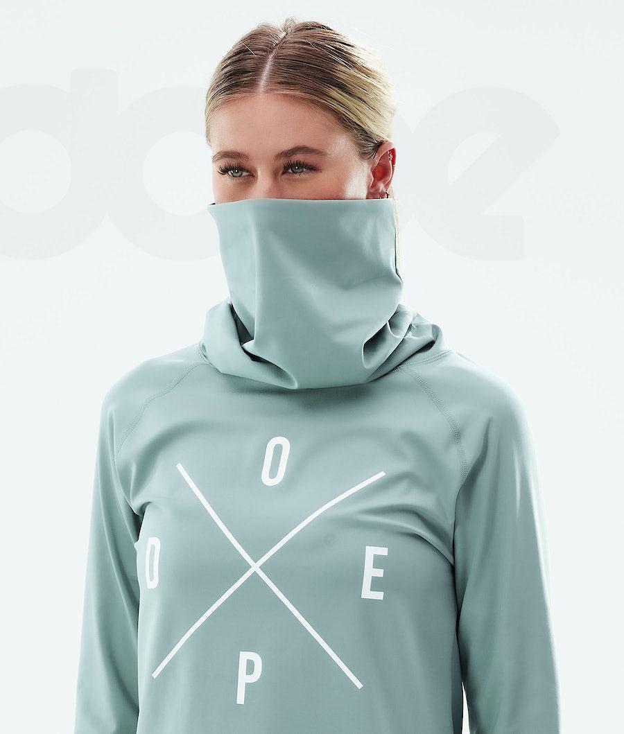 Dope Snuggle W 2X-Up Basislaag Top Dames Aqua | NLNB3889