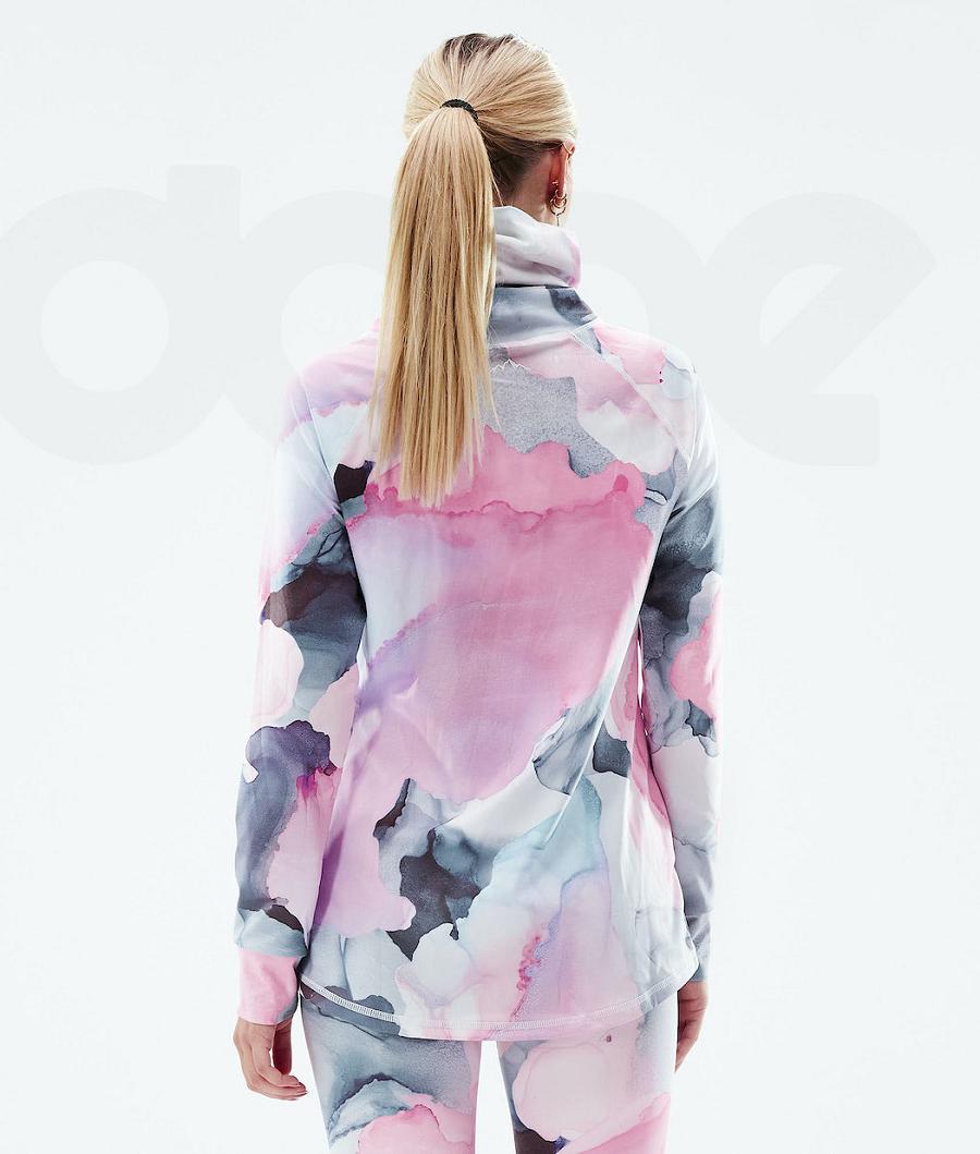 Dope Snuggle W 2X-Up Basislaag Top Dames Roze Gekleurd | NLQZ3887