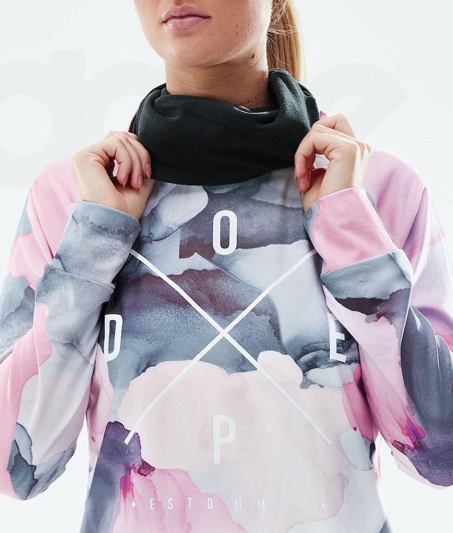 Dope Snuggle W 2X-Up Basislaag Top Dames Roze Gekleurd | NLQZ3887