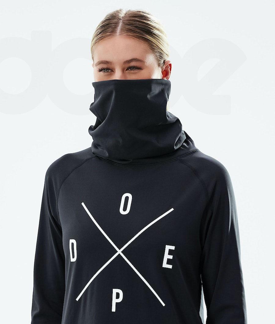 Dope Snuggle W 2X-Up Basislaag Top Dames Zwart | NLWY3886