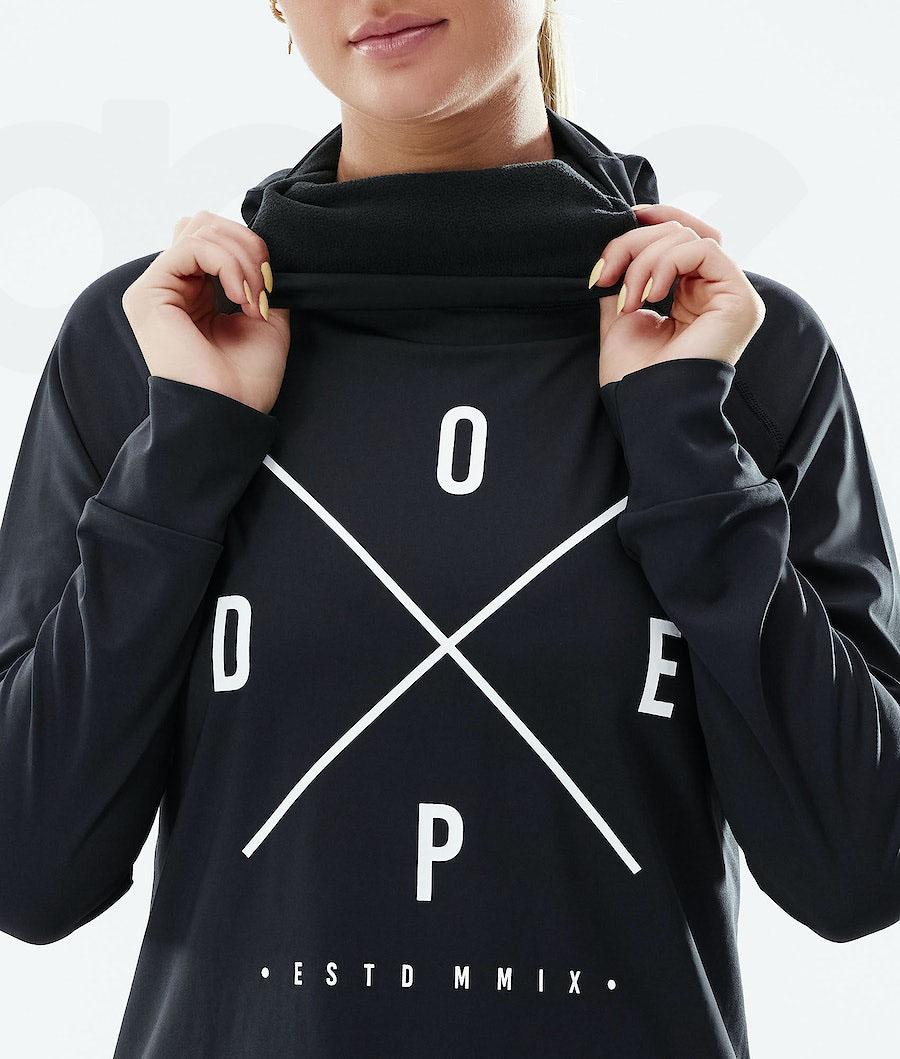 Dope Snuggle W 2X-Up Basislaag Top Dames Zwart | NLWY3886