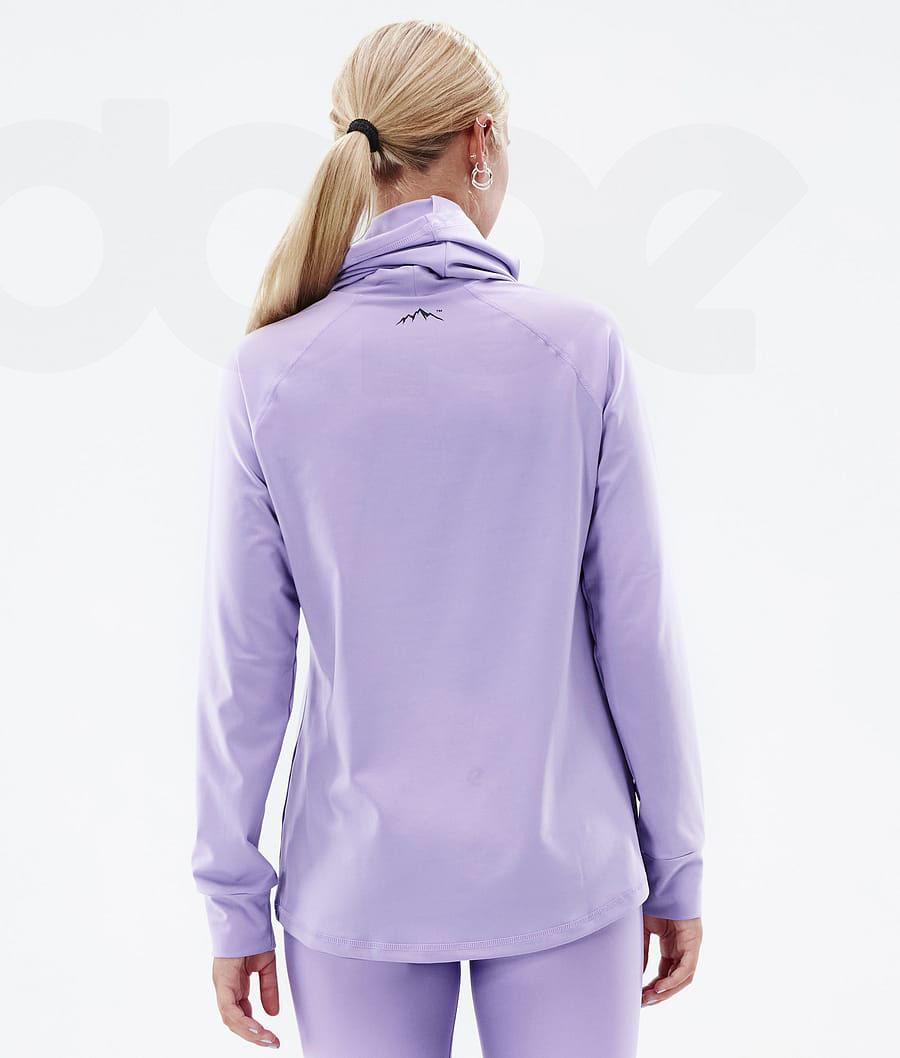 Dope Snuggle W 2X-Up Faded Basislaag Top Dames Paars | NLDN3900