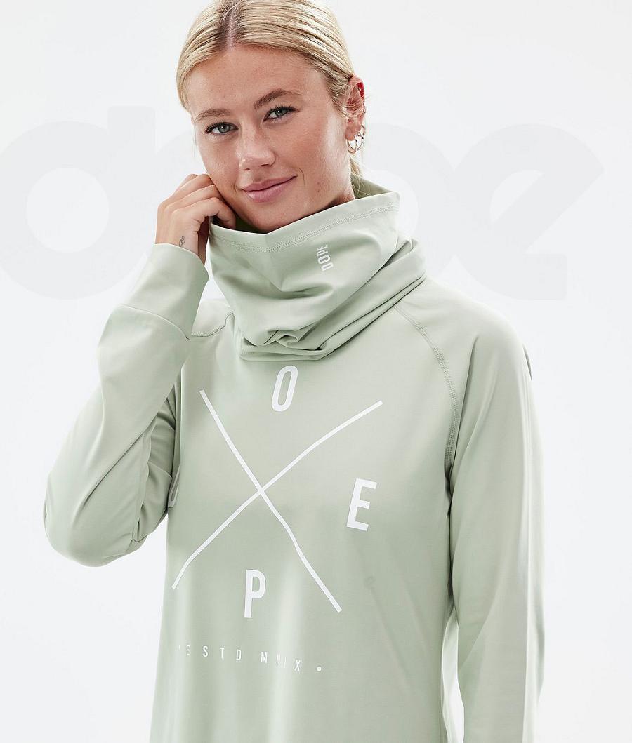 Dope Snuggle W 2X-Up Soft Basislaag Top Dames Groen | NLAP3902