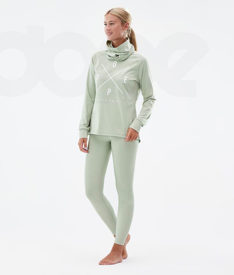 Dope Snuggle W 2X-Up Soft Basislaag Top Dames Groen | NLAP3902