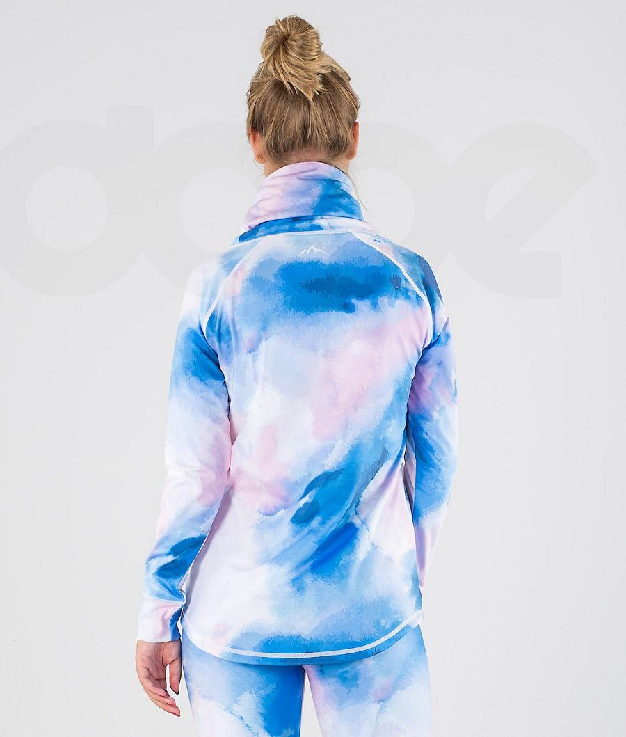 Dope Snuggle W OG Basislaag Top Dames Blauw Gekleurd | NLPQ3903