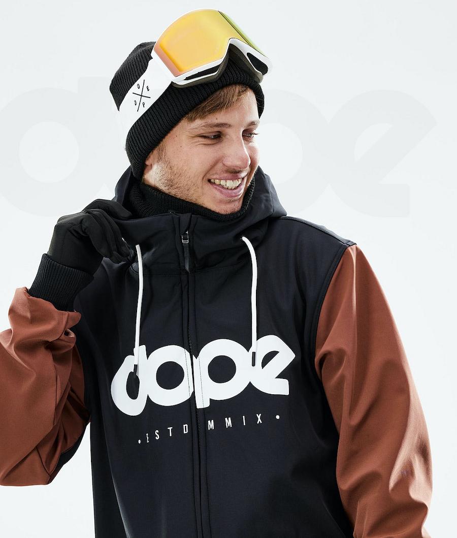 Dope Standard DO Snowboard Jassen Heren Zwart Bruin | NLYU2819