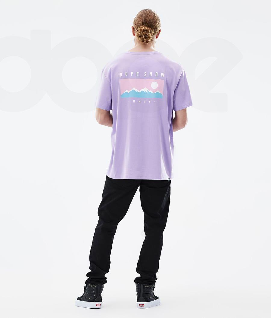 Dope Standard Range T-shirts Heren Paars | NLNB2995