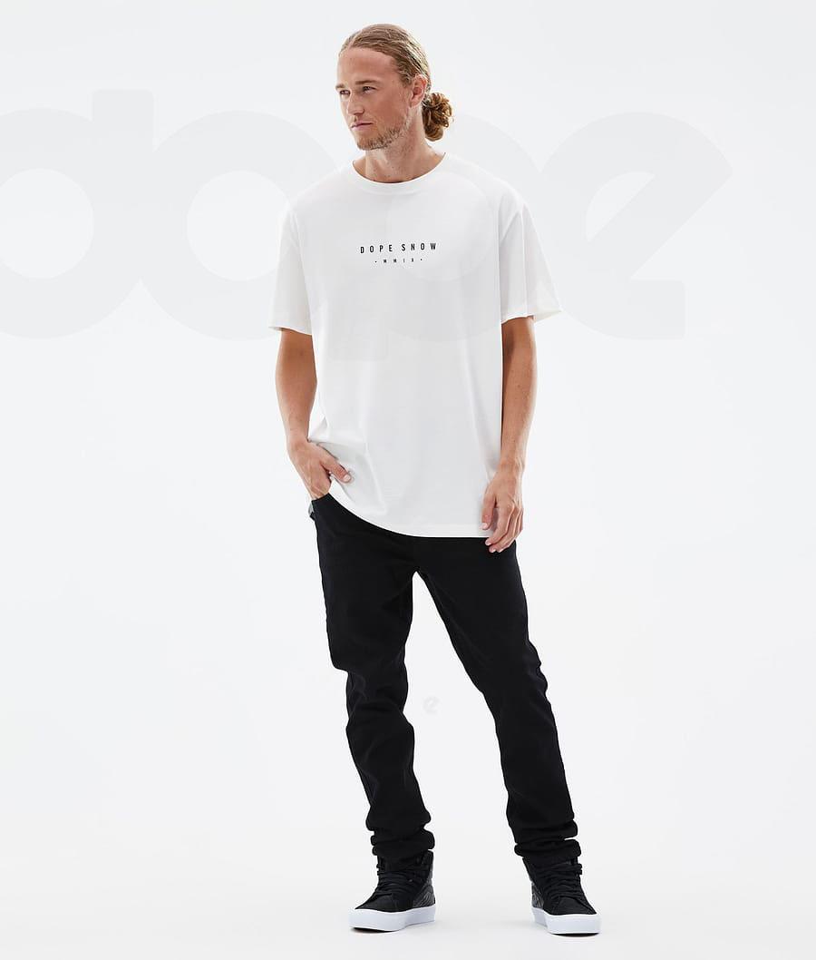 Dope Standard Range T-shirts Heren Wit | NLQZ2993