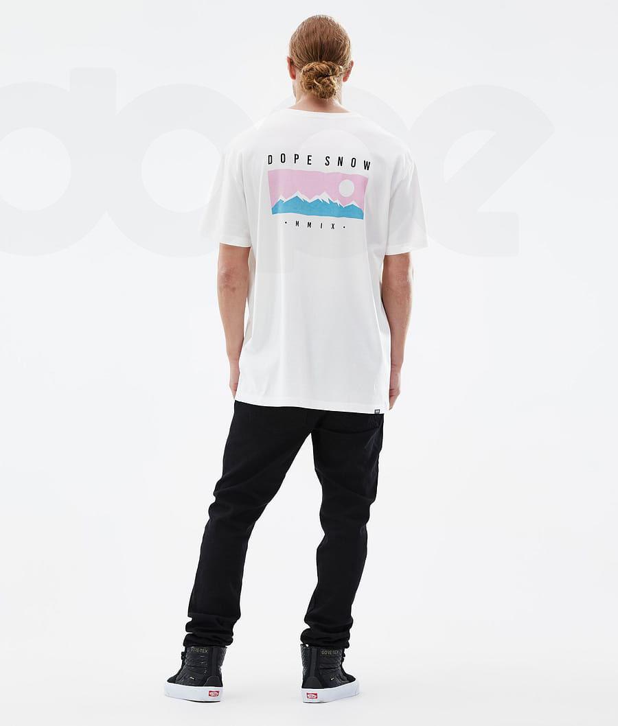 Dope Standard Range T-shirts Heren Wit | NLQZ2993