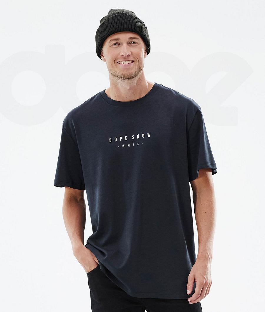 Dope Standard Range T-shirts Heren Zwart | NLMA2994