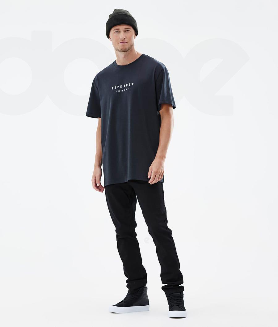 Dope Standard Range T-shirts Heren Zwart | NLMA2994