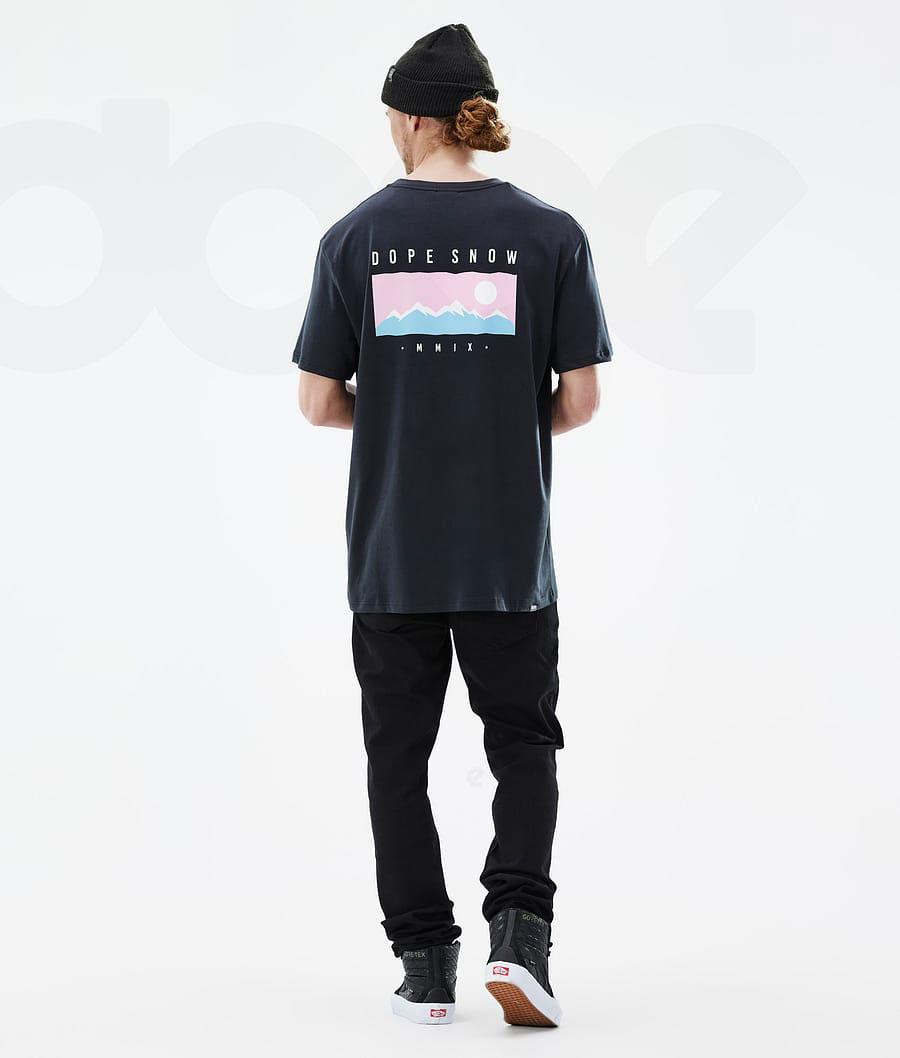 Dope Standard Range T-shirts Heren Zwart | NLMA2994