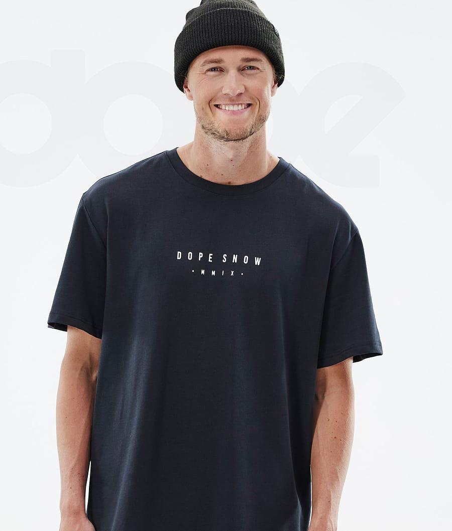 Dope Standard Range T-shirts Heren Zwart | NLMA2994