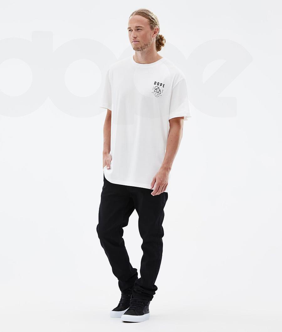 Dope Standard Summit T-shirts Heren Wit | NLHK2996