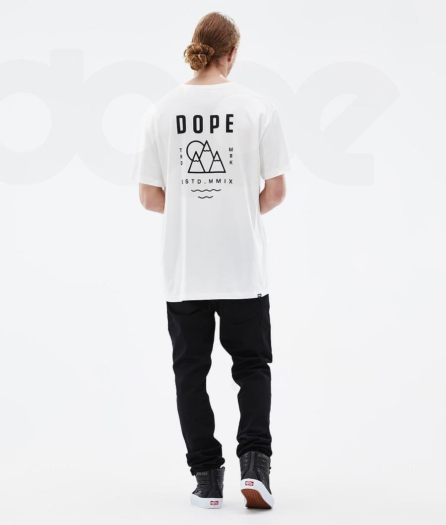 Dope Standard Summit T-shirts Heren Wit | NLHK2996