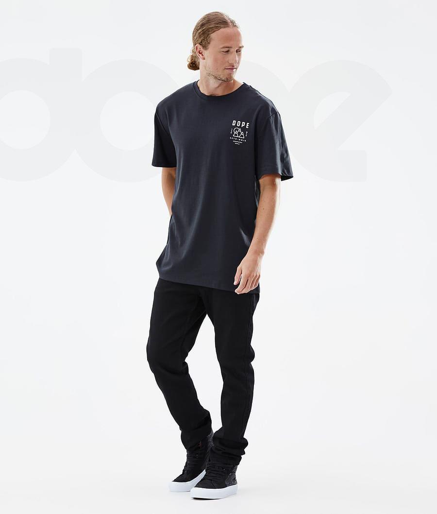 Dope Standard Summit T-shirts Heren Zwart | NLFM2998