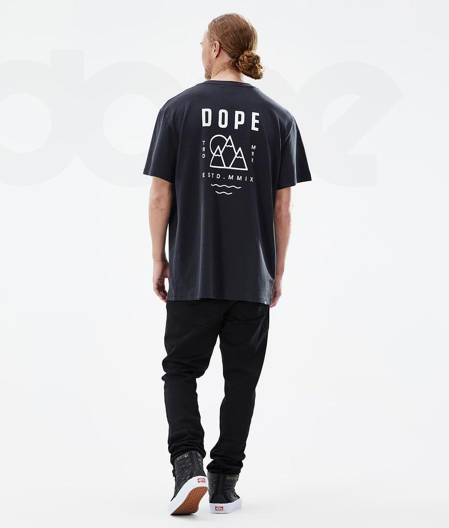 Dope Standard Summit T-shirts Heren Zwart | NLFM2998