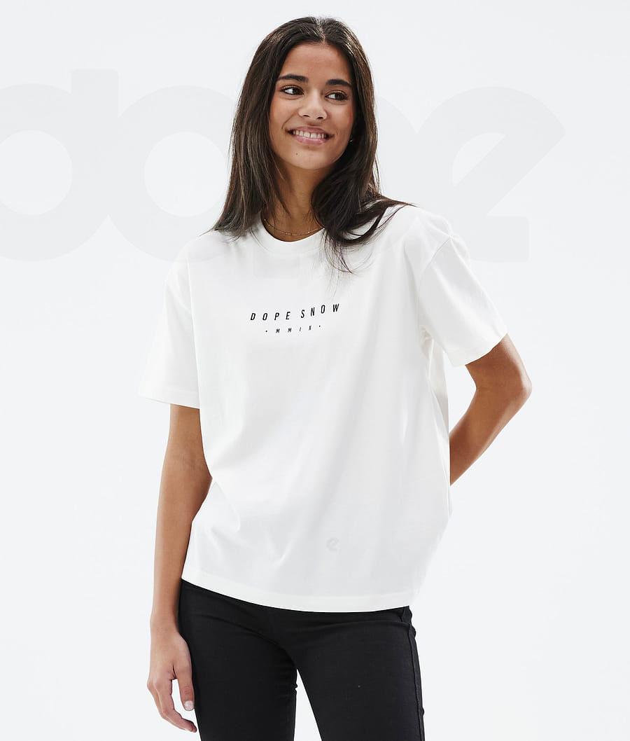 Dope Standard W Range T-shirts Dames Wit | NLWY3782