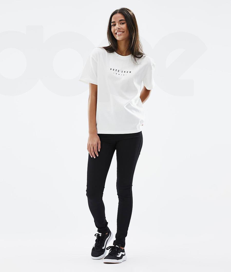 Dope Standard W Range T-shirts Dames Wit | NLWY3782