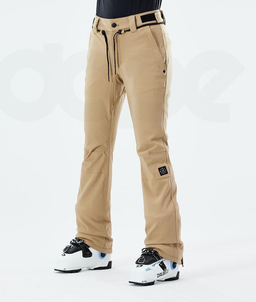 Dope Tigress W 2021 Ski Broek Dames Khaki | NLTV3362