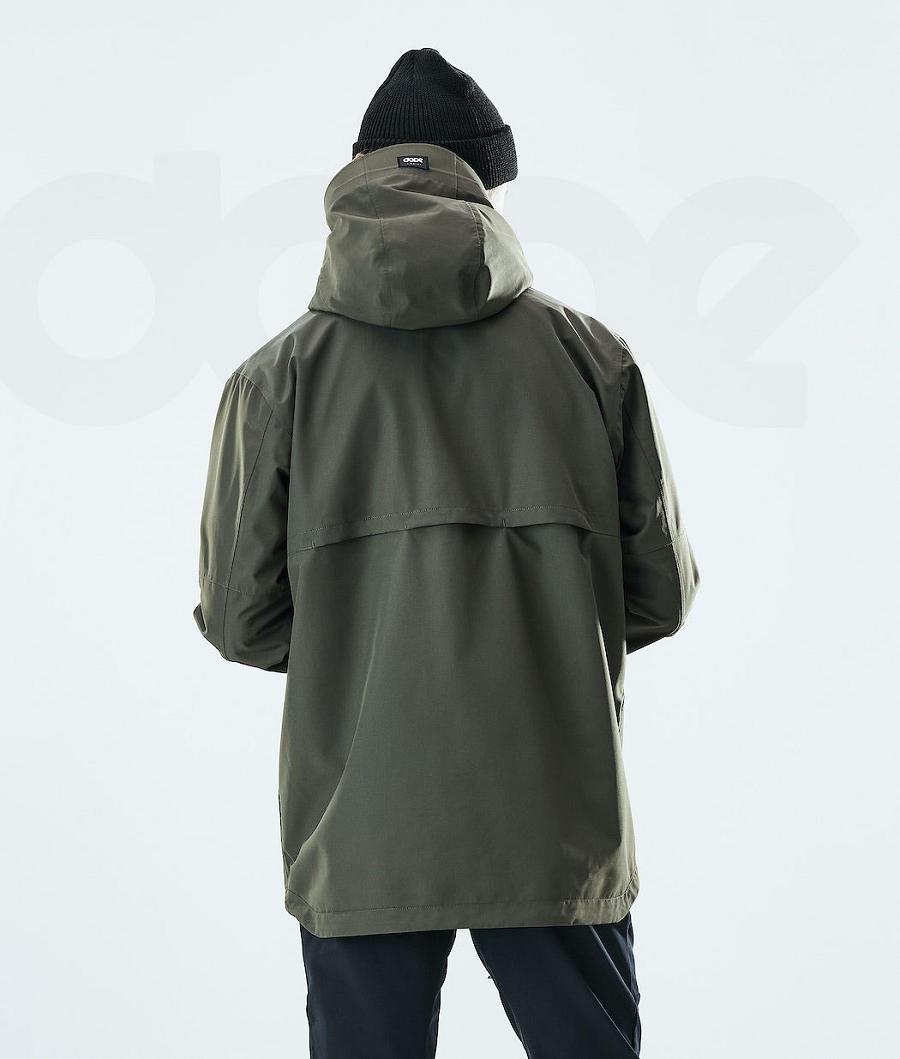 Dope Trekker Outdoorjassen Heren Olijfgroen Groen | NLGL2713