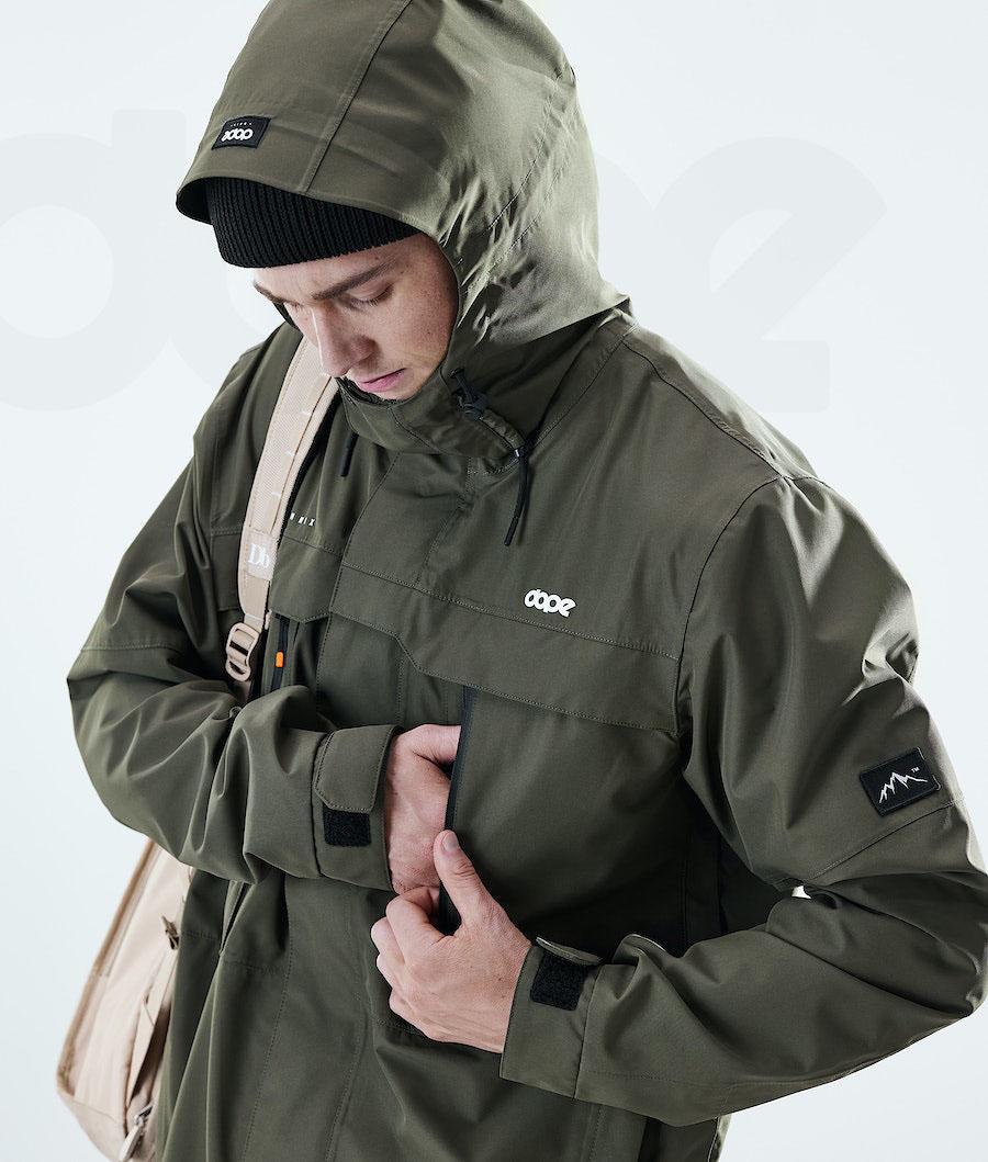 Dope Trekker Outdoorjassen Heren Olijfgroen Groen | NLGL2713