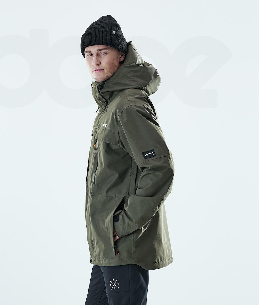 Dope Trekker Outdoorjassen Heren Olijfgroen Groen | NLGL2713