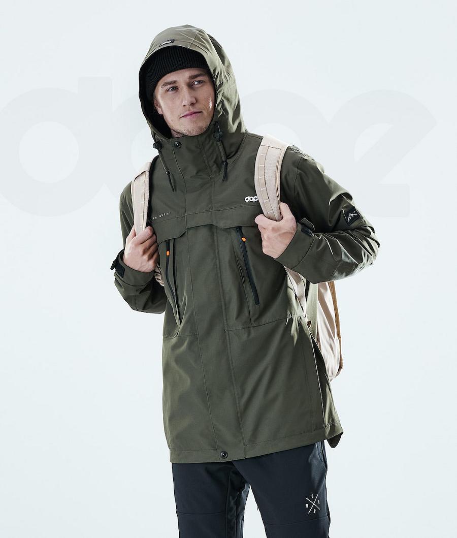 Dope Trekker Outdoorjassen Heren Olijfgroen Groen | NLGL2713