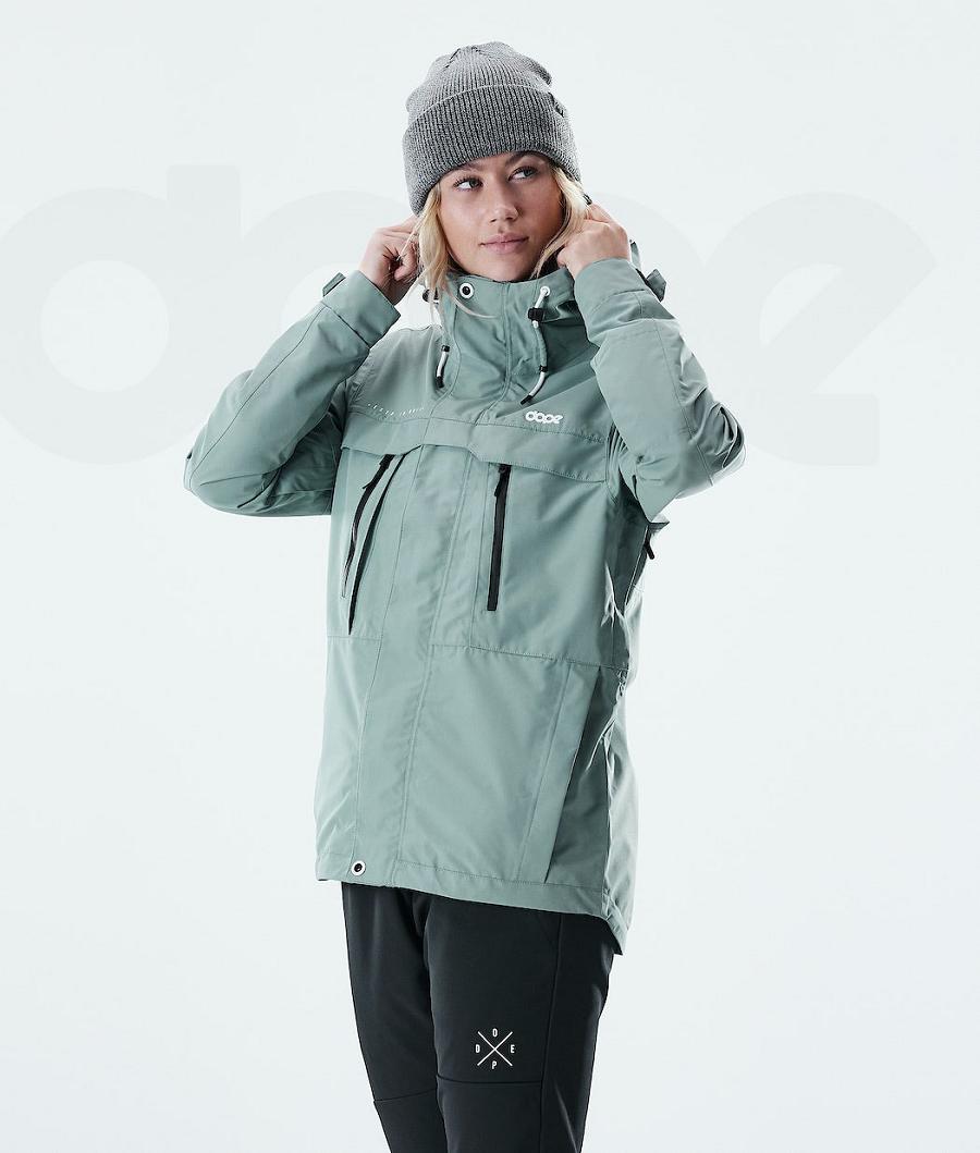 Dope Trekker W Outdoorjassen Dames Groen | NLQZ3756