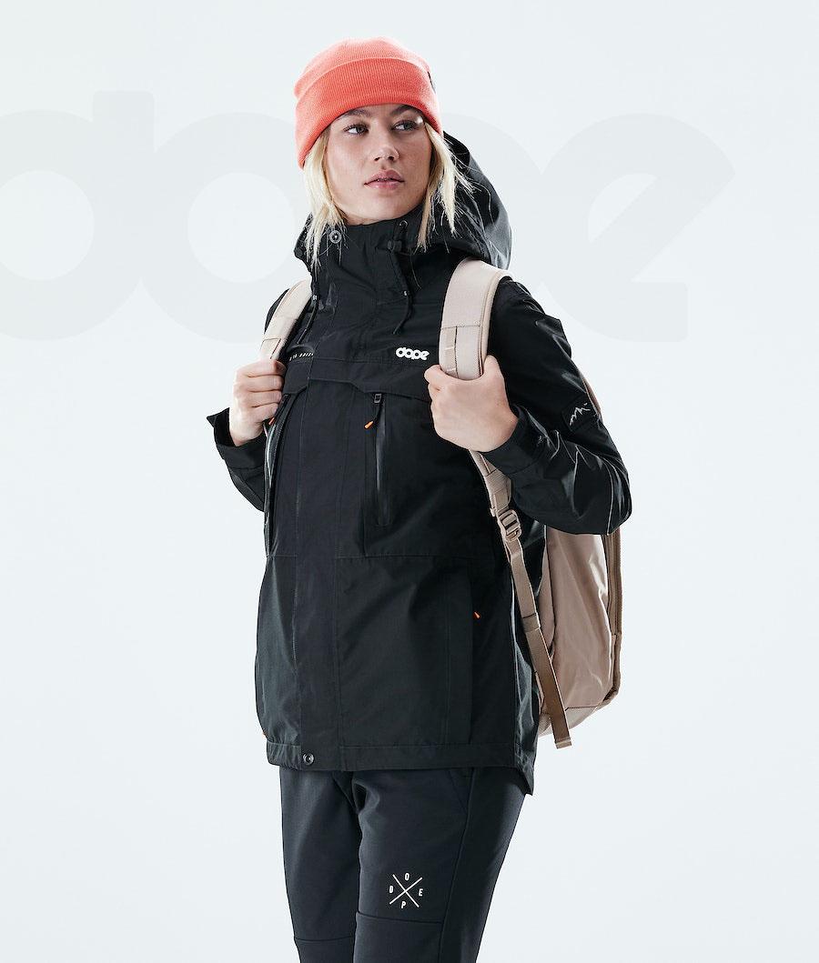 Dope Trekker W Outdoorjassen Dames Zwart | NLMA3757