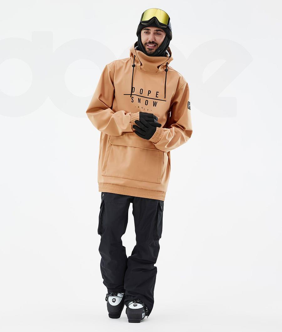 Dope Wylie DS Ski-jassen Heren Khaki Geel | NLLH2948