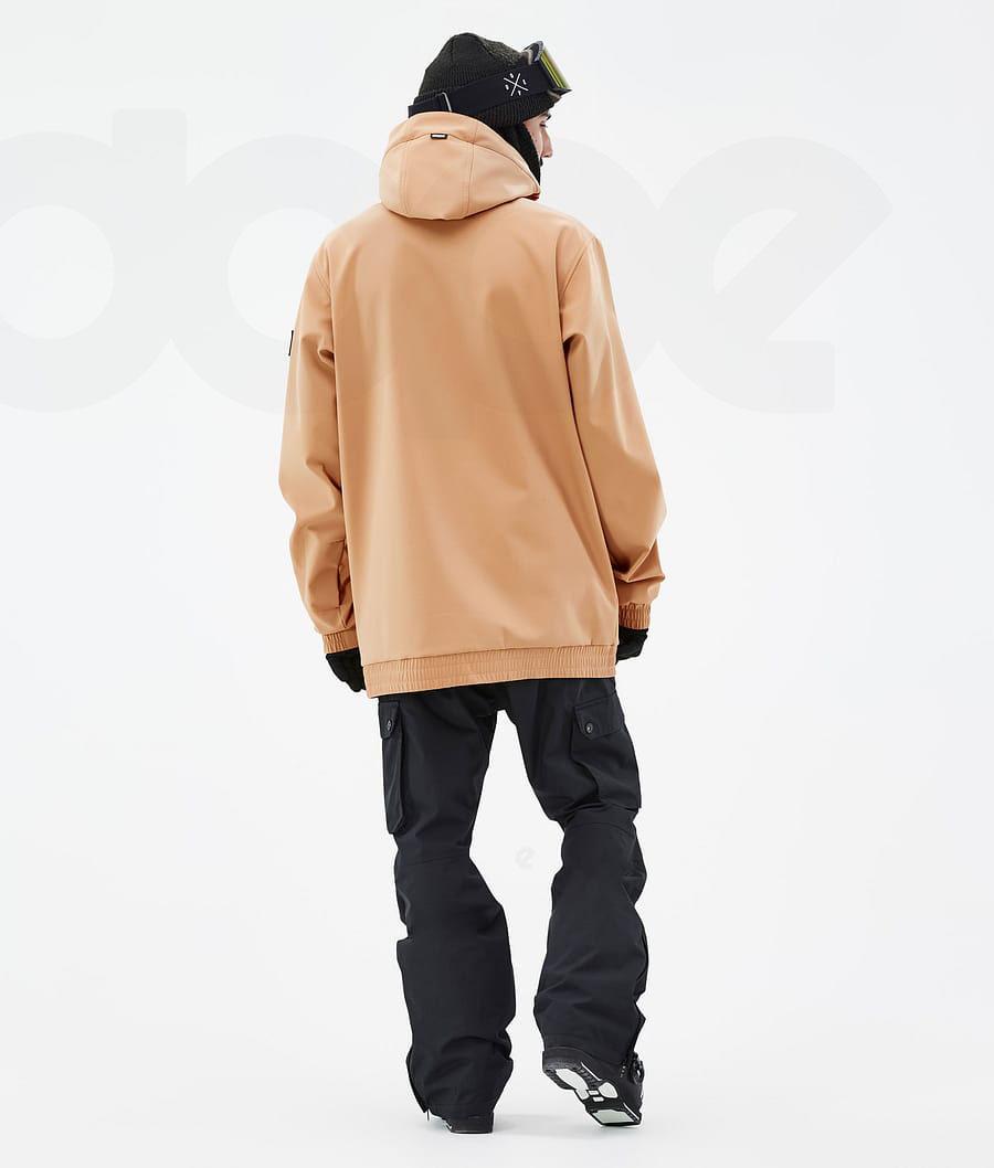 Dope Wylie DS Ski-jassen Heren Khaki Geel | NLLH2948