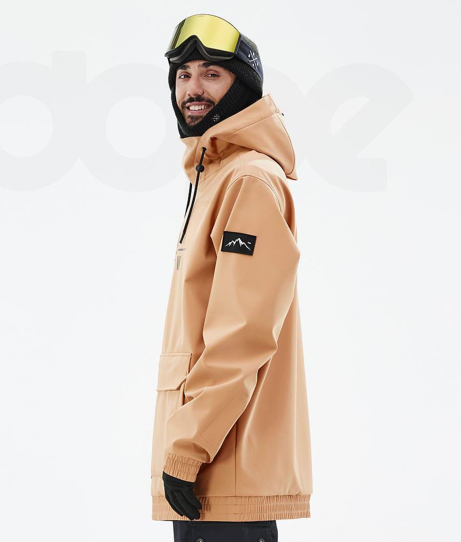 Dope Wylie DS Ski-jassen Heren Khaki Geel | NLLH2948