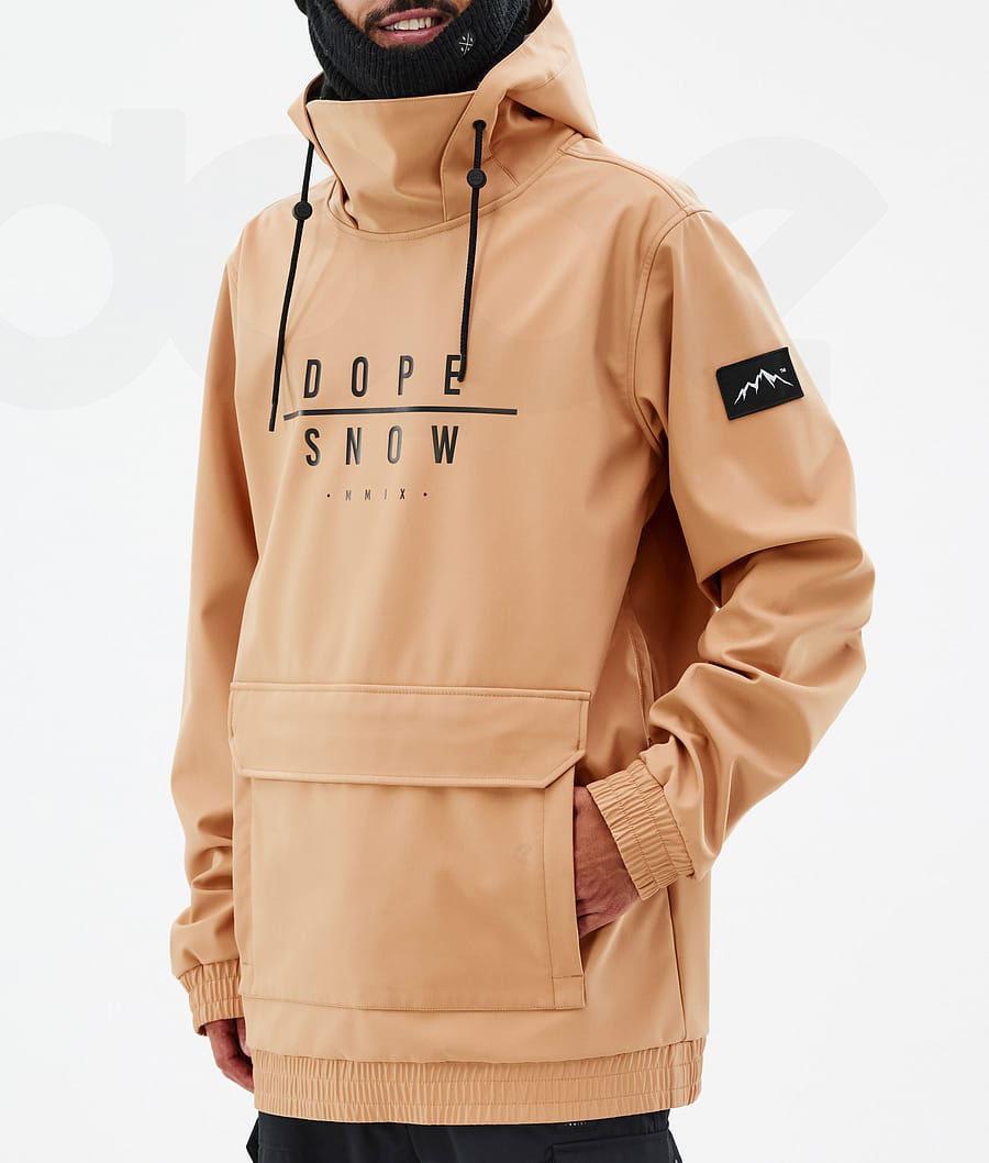 Dope Wylie DS Ski-jassen Heren Khaki Geel | NLLH2948