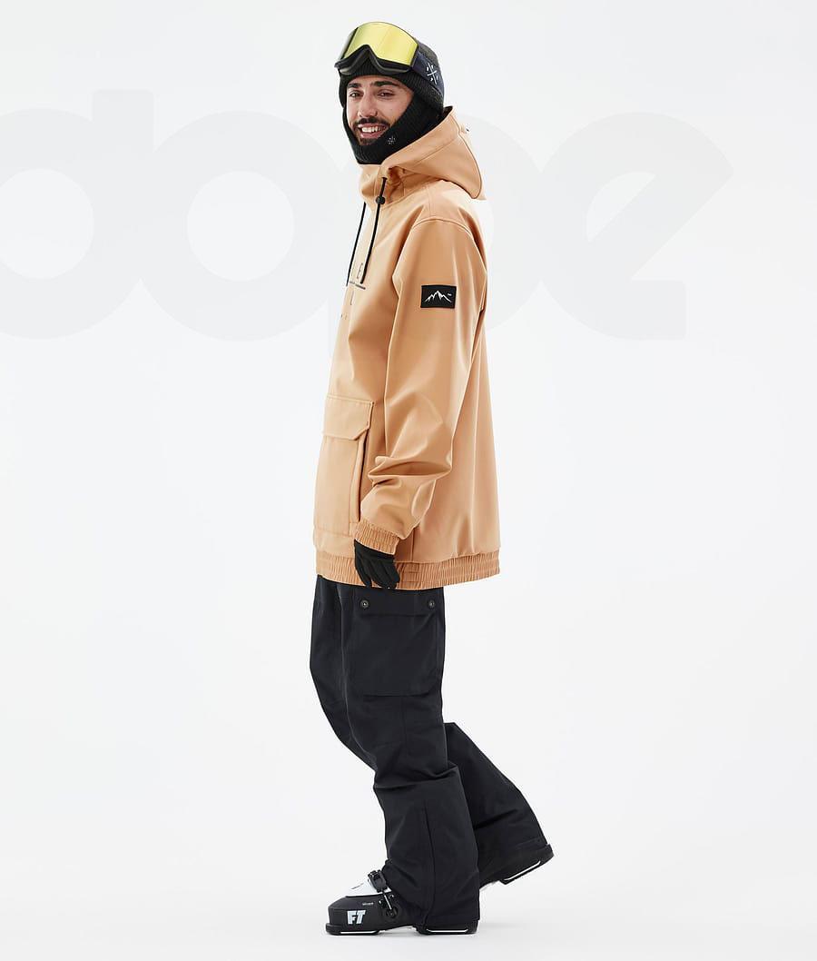 Dope Wylie DS Ski-jassen Heren Khaki Geel | NLLH2948