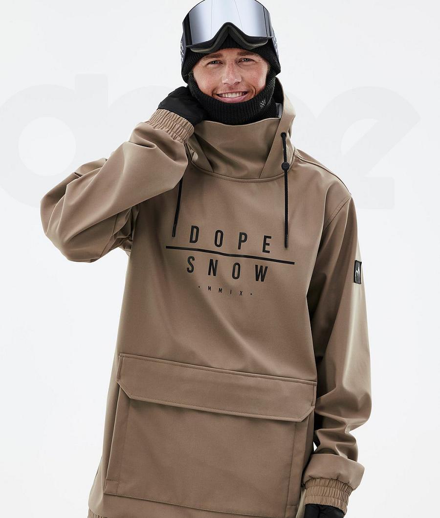 Dope Wylie DS Ski-jassen Heren Koffie | NLKI2949