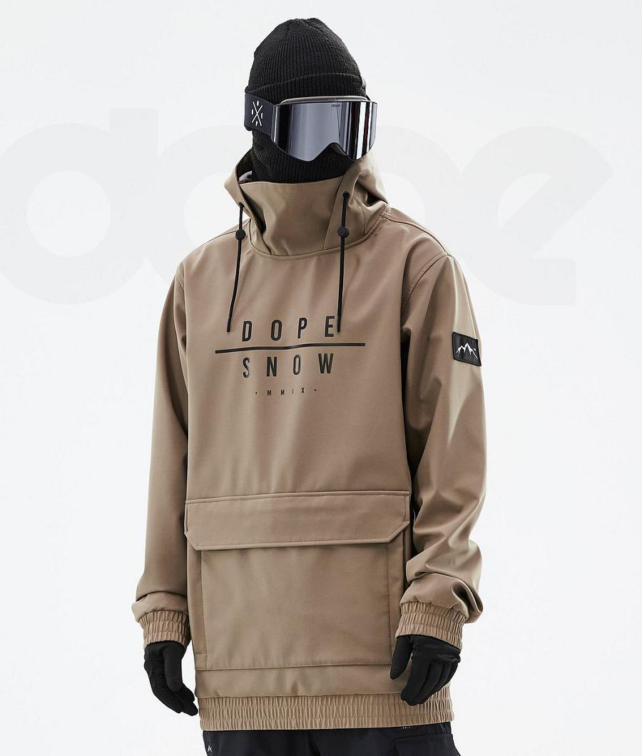 Dope Wylie DS Ski-jassen Heren Koffie | NLKI2949