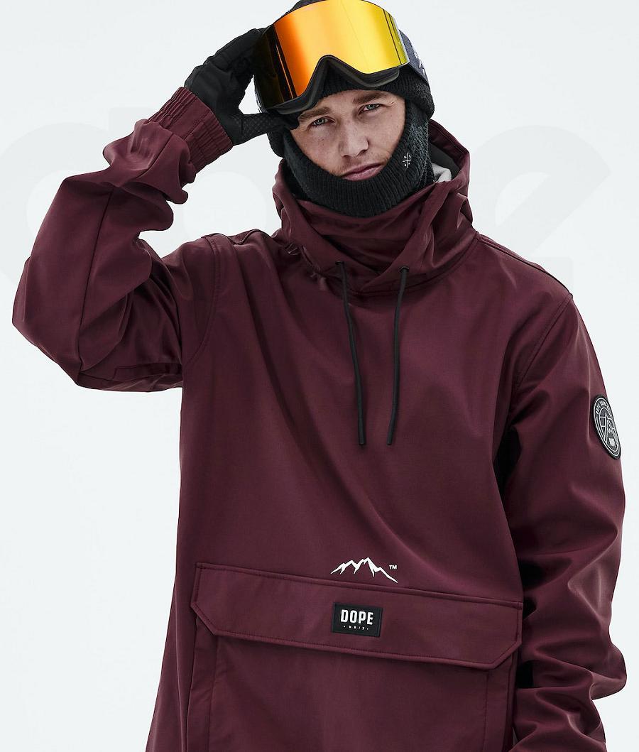 Dope Wylie Patch Ski-jassen Heren Bordeaux | NLSO2955