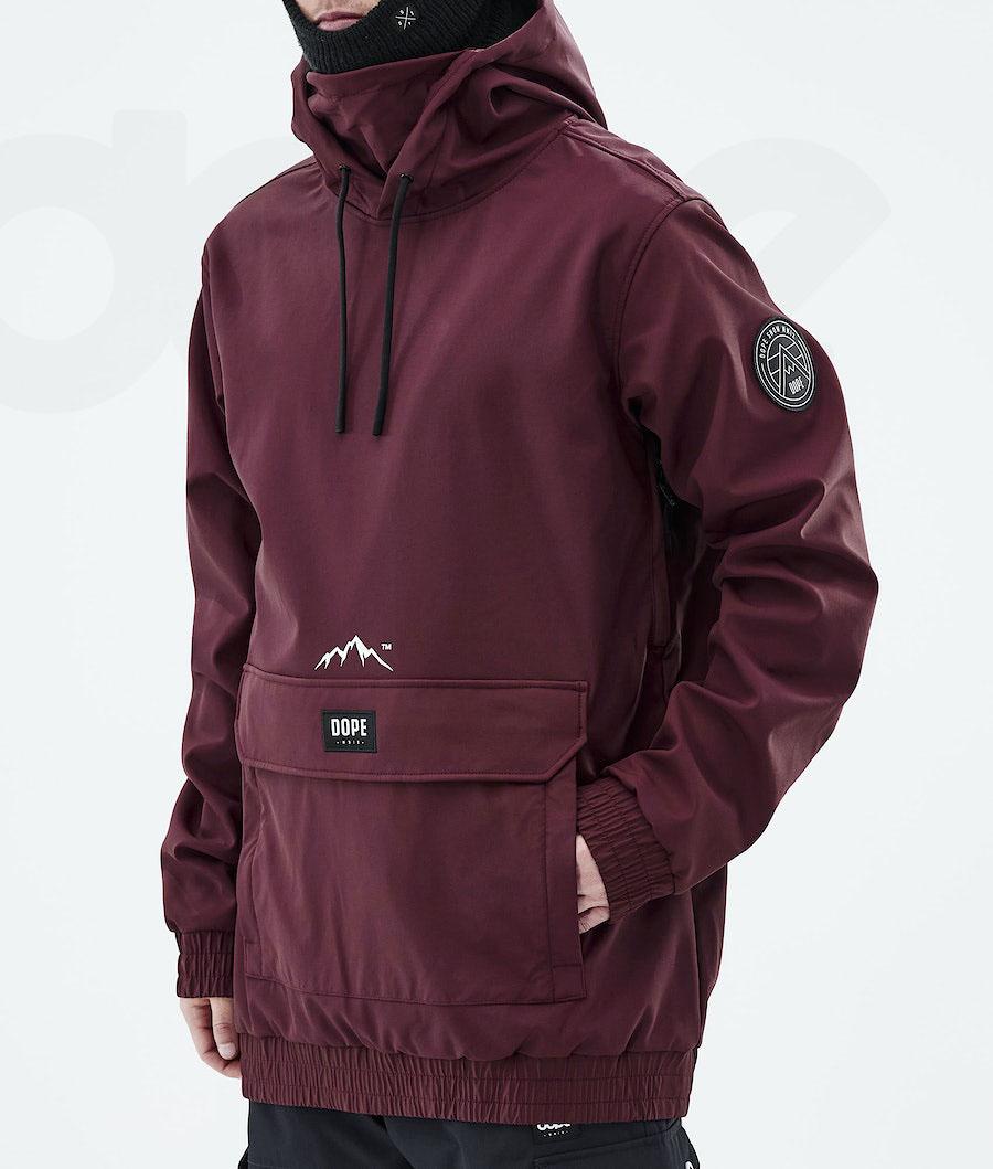 Dope Wylie Patch Ski-jassen Heren Bordeaux | NLSO2955