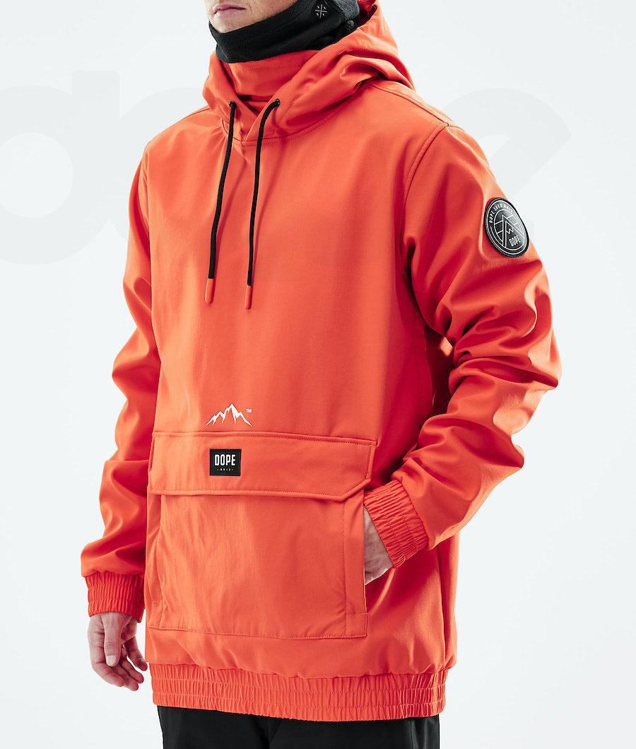 Dope Wylie Patch Ski-jassen Heren Oranje | NLFM2953