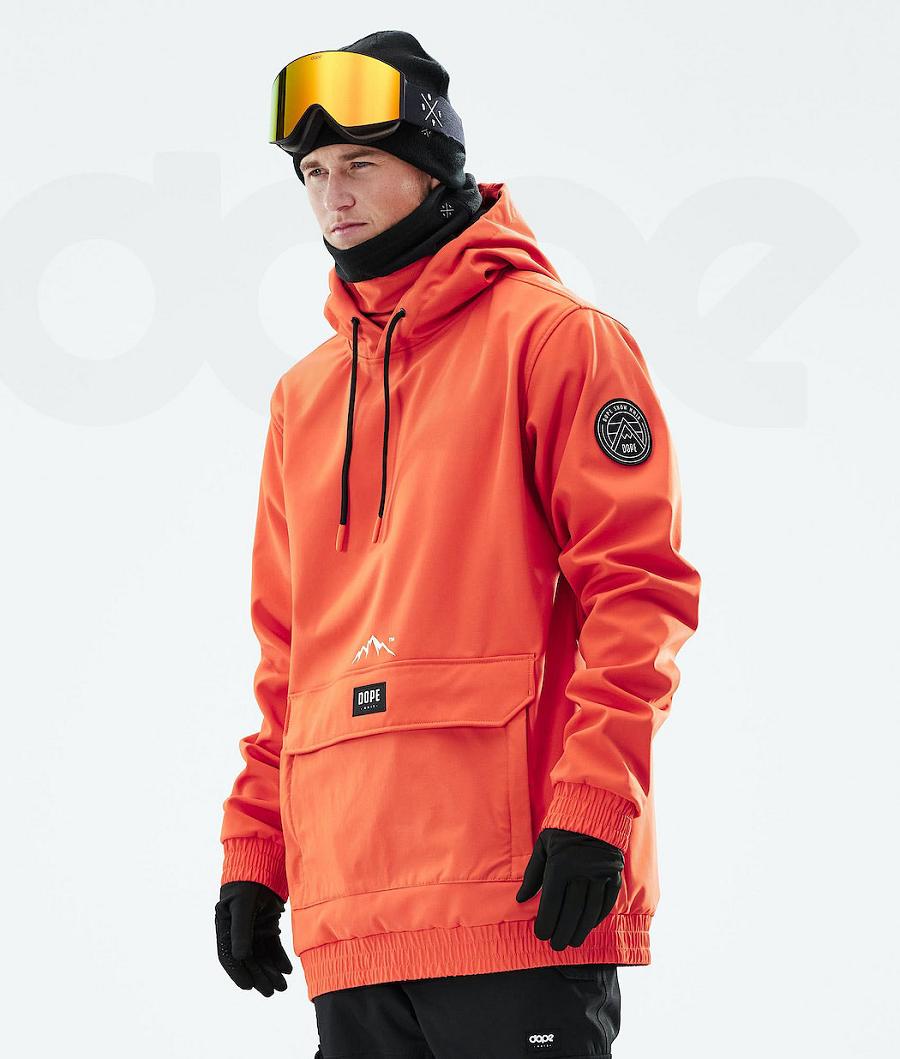 Dope Wylie Patch Ski-jassen Heren Oranje | NLFM2953