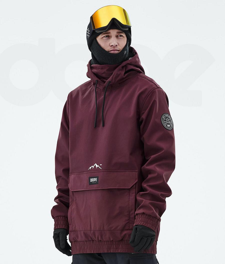 Dope Wylie Patch Snowboard Jassen Heren Bordeaux | NLZG2831