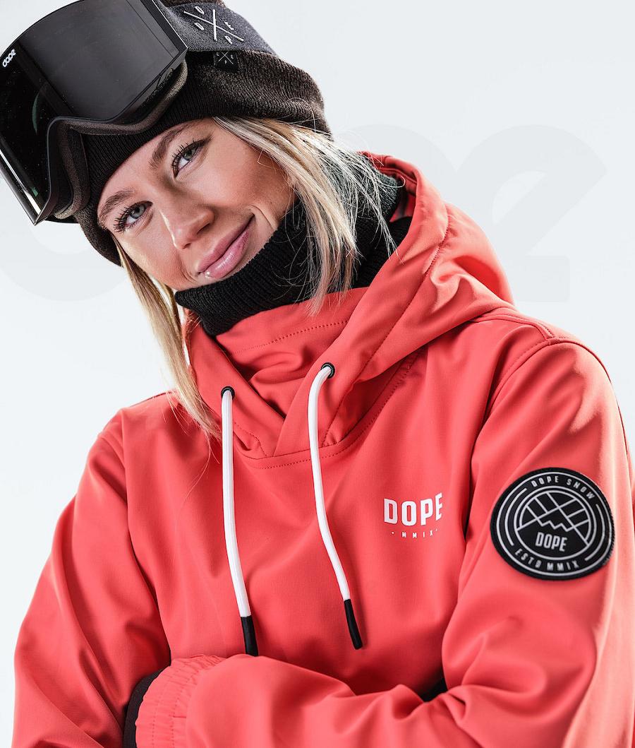 Dope Wylie W 10k Capital Ski-jassen Dames Koraal | NLWY3678