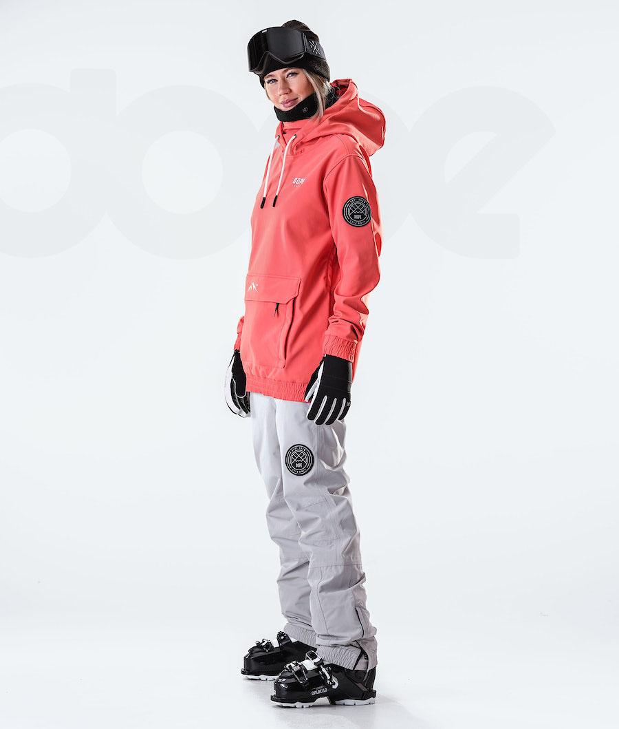 Dope Wylie W 10k Capital Ski-jassen Dames Koraal | NLWY3678